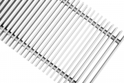 Рулонная решетка  алюминиевая крашеная  (белый,коричневый,черный) ширина 350 мм 